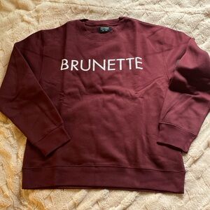 Brunette the label crew sweater